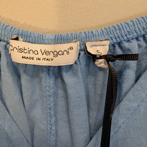 Cristina Vergani Jumpsuit Coverup Travel Beach Pool Lounge Cruise - Size S - Picture 4 of 7